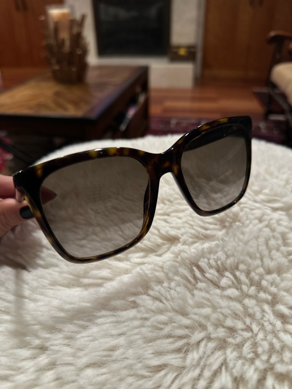 Givenchy Tortoiseshell Square Women's Sunglasses with Gradient Lenses